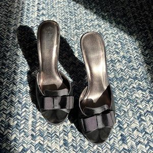 Charles by Charles David black open toe shoes